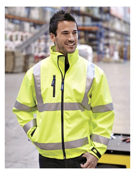 YOK-HVK09-Hi-Vis 2 Bands et Braces Softshell Jacket 2